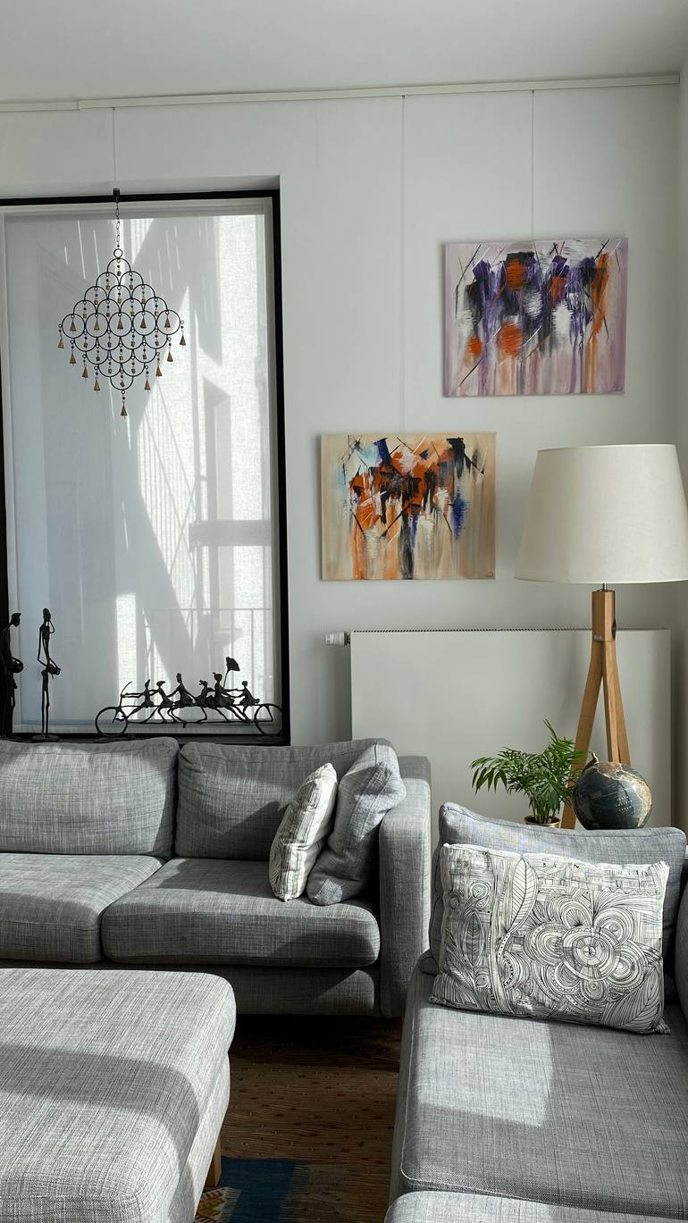 Original Illustration Abstract Painting by Asmaa Harimi