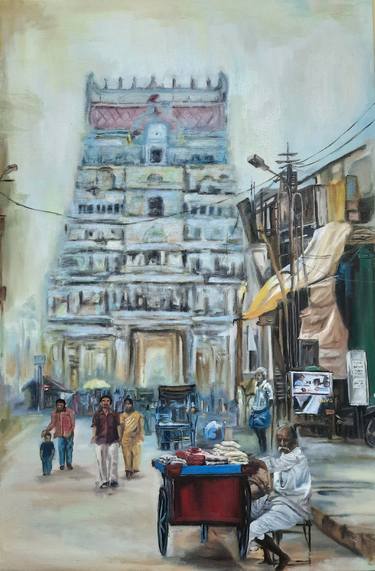 Original Cities Painting by Subhashree S