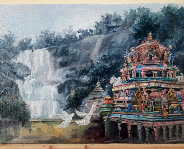 Original Architecture Painting by Subhashree S