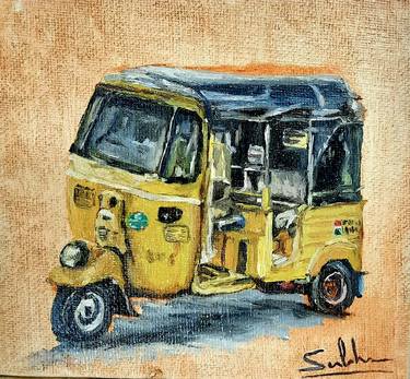 Print of Automobile Paintings by Subhashree S