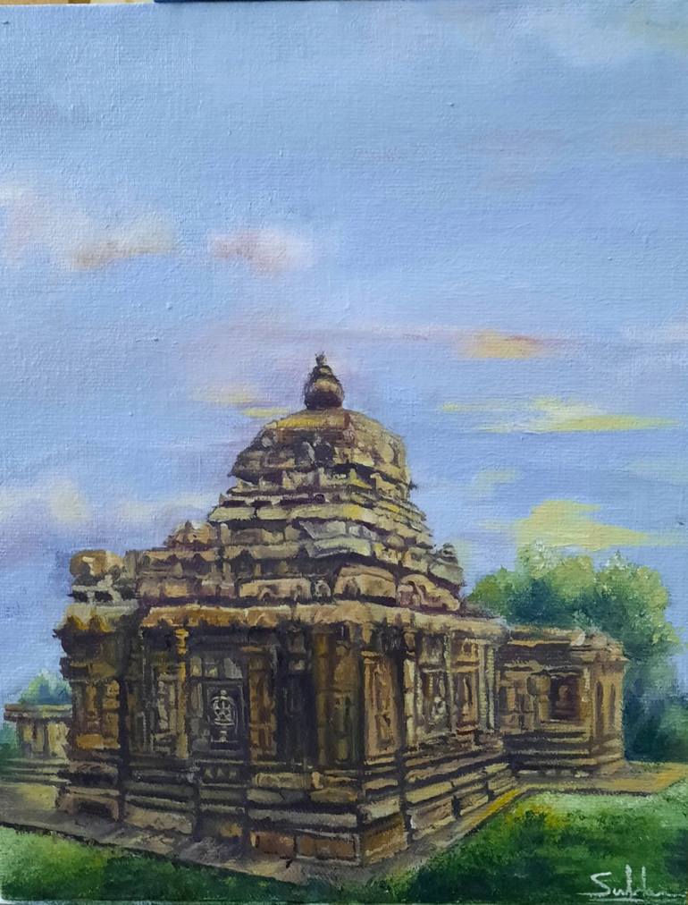 Pattadakal Painting by Subhashree S | Saatchi Art