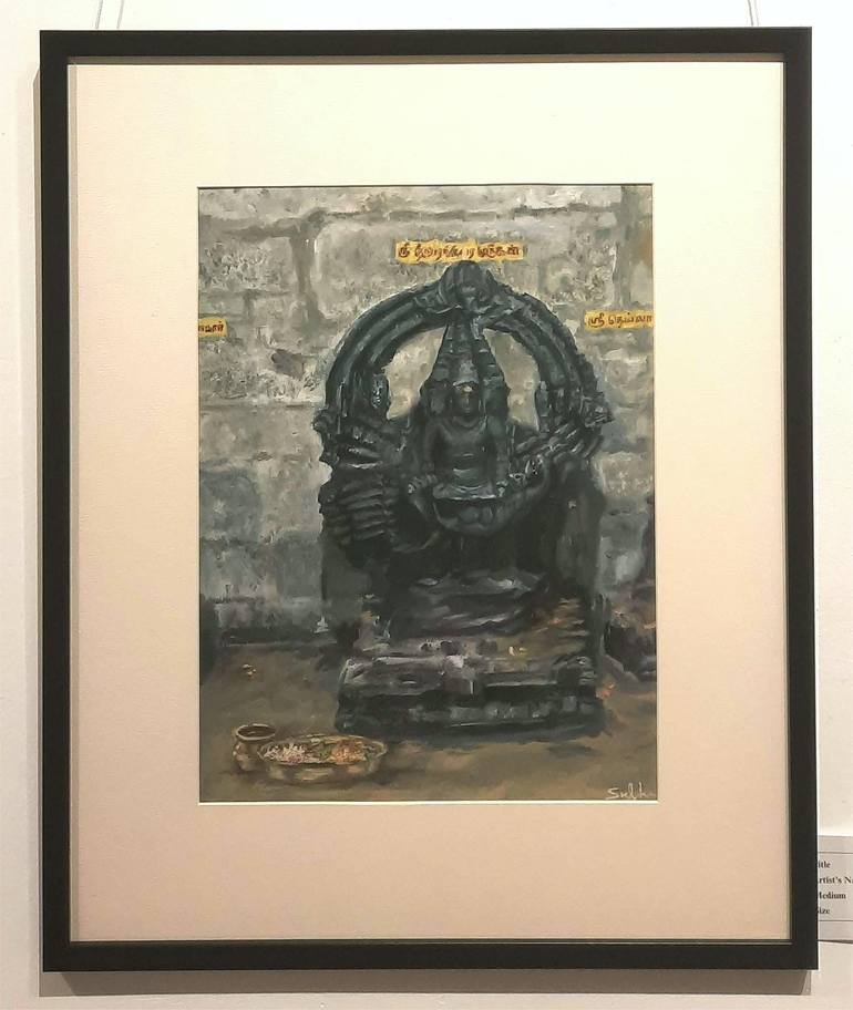 Original Art Deco Pop Culture/Celebrity Painting by Subhashree S