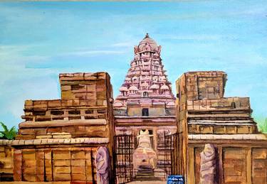 Print of Art Deco Architecture Paintings by Subhashree S