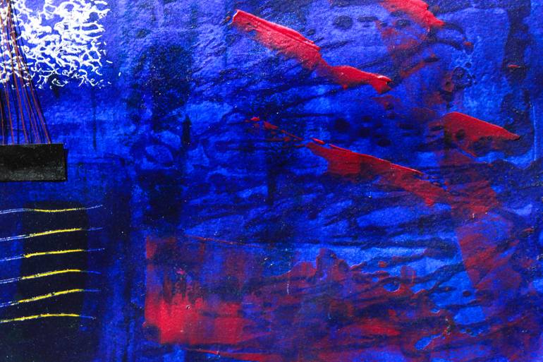 Original Conceptual Abstract Painting by Adriano Zago