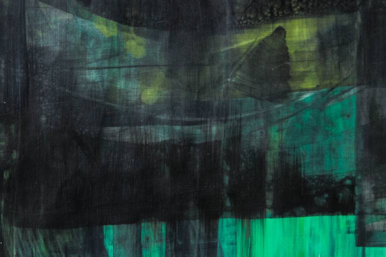 Original Abstract Expressionism Abstract Painting by Adriano Zago