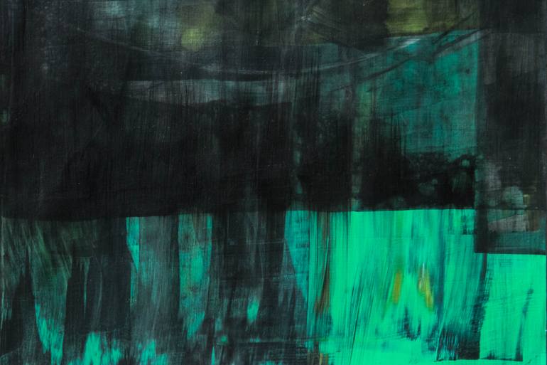 Original Abstract Expressionism Abstract Painting by Adriano Zago