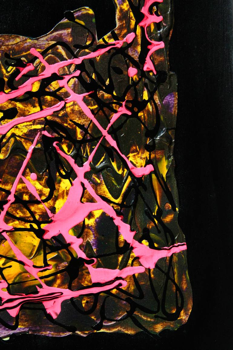 Original Abstract Expressionism Abstract Painting by Adriano Zago