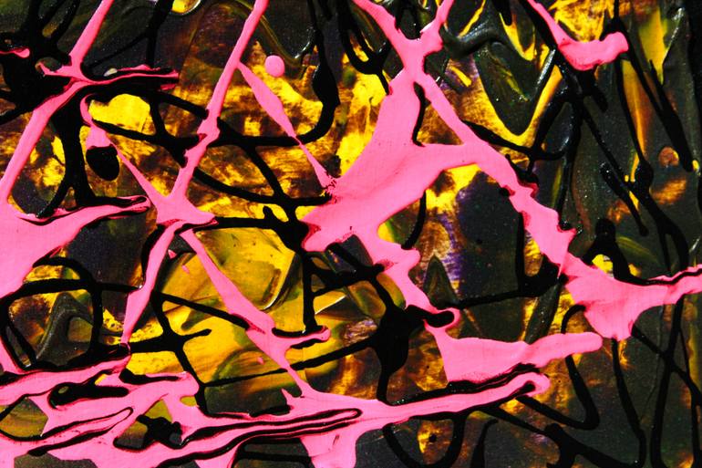 Original Abstract Expressionism Abstract Painting by Adriano Zago