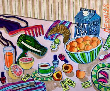 Print of Figurative Still Life Paintings by Devon Grimes