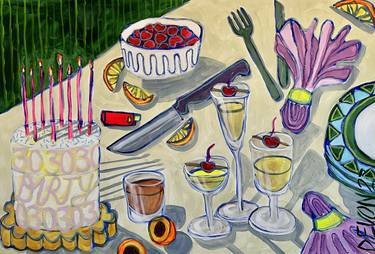 Original Food & Drink Paintings by Devon Grimes