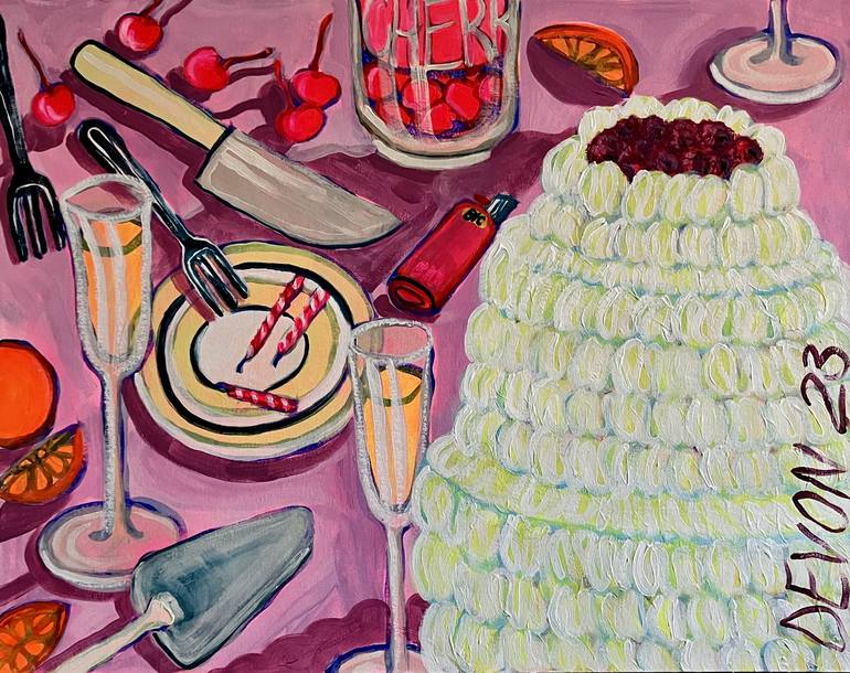 Print of Figurative Food & Drink Paintings by Devon Grimes