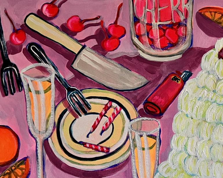 Original Figurative Food & Drink Painting by Devon Grimes