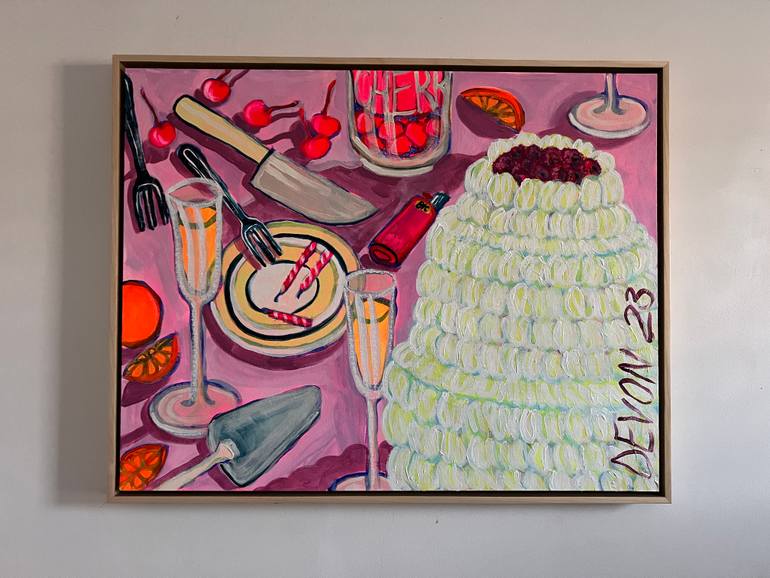 Original Figurative Food & Drink Painting by Devon Grimes