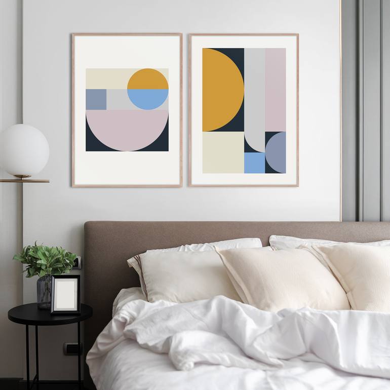 Original Geometric Printmaking by Marcio Pontes