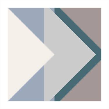 Original Contemporary Geometric Printmaking by Marcio Pontes