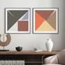 Mix two or more prints to decorate your room.
