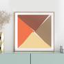 Interior modern living with framed Arrow C.