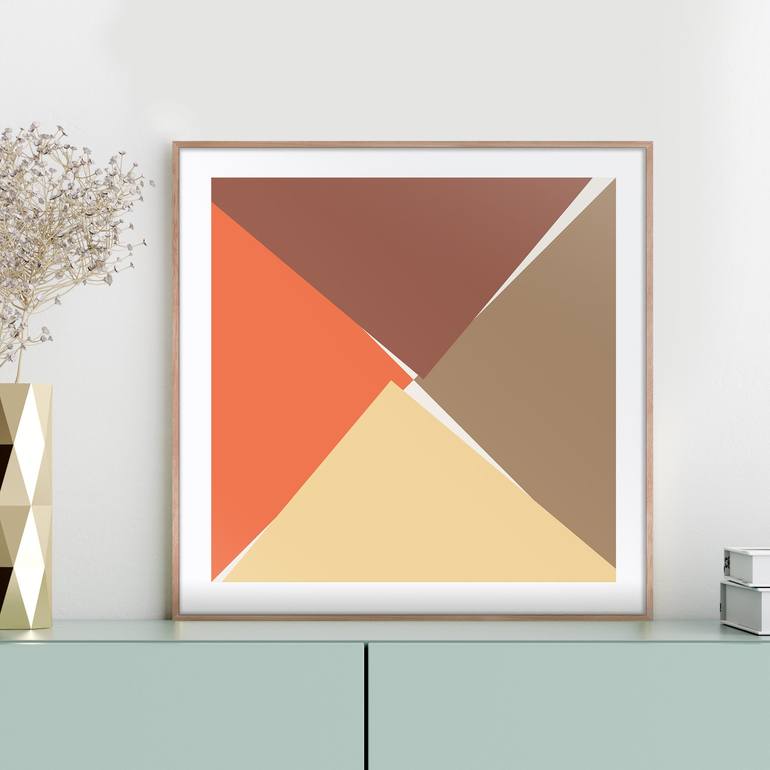 Original Geometric Printmaking by Marcio Pontes