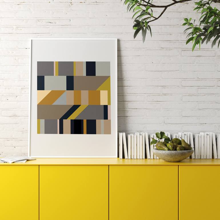 Original Geometric Printmaking by Marcio Pontes