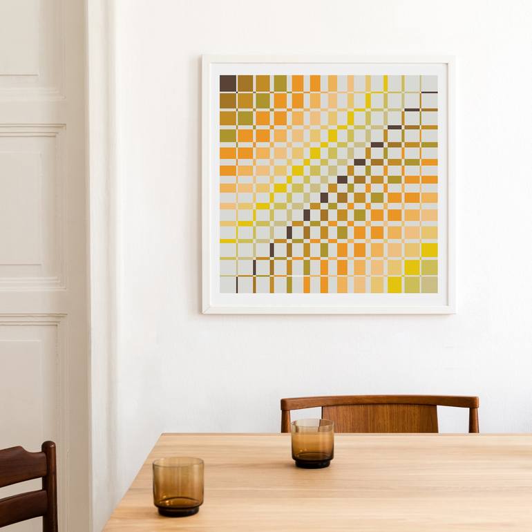 Original Geometric Printmaking by Marcio Pontes