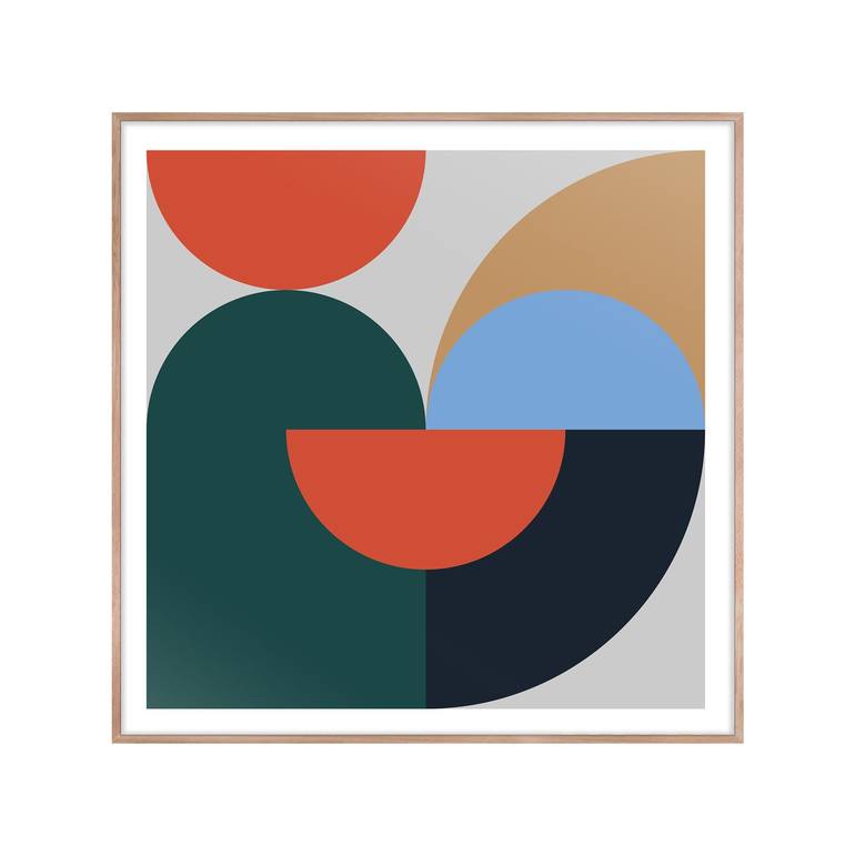 Original Geometric Printmaking by Marcio Pontes