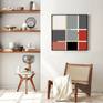 Geo Grid displayed on wall