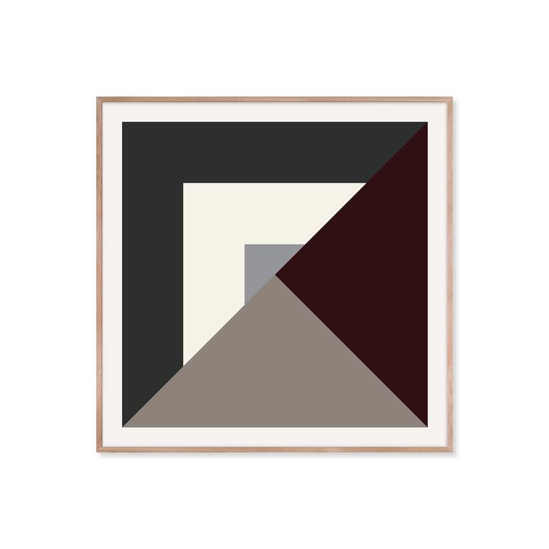 Original Contemporary Geometric Printmaking by Marcio Pontes