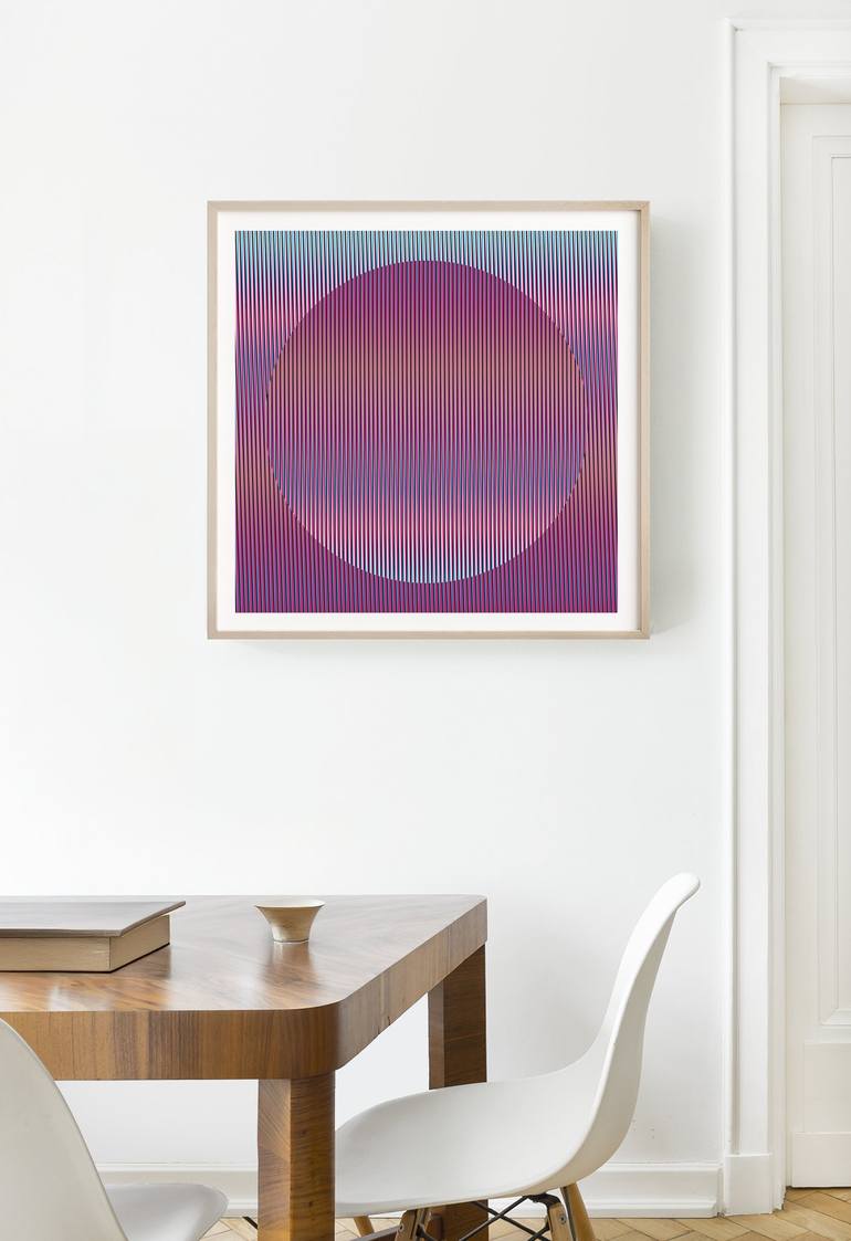 Original Contemporary Geometric Printmaking by Marcio Pontes