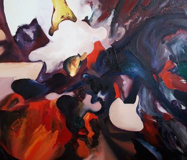 Original Abstract Expressionism Abstract Paintings by Michalina Wilinska