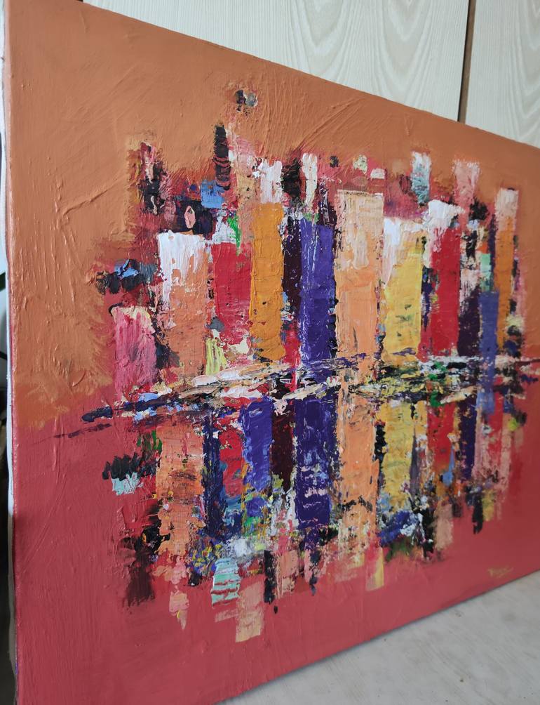 Original Modern Abstract Painting by Hayk Miqayelyan