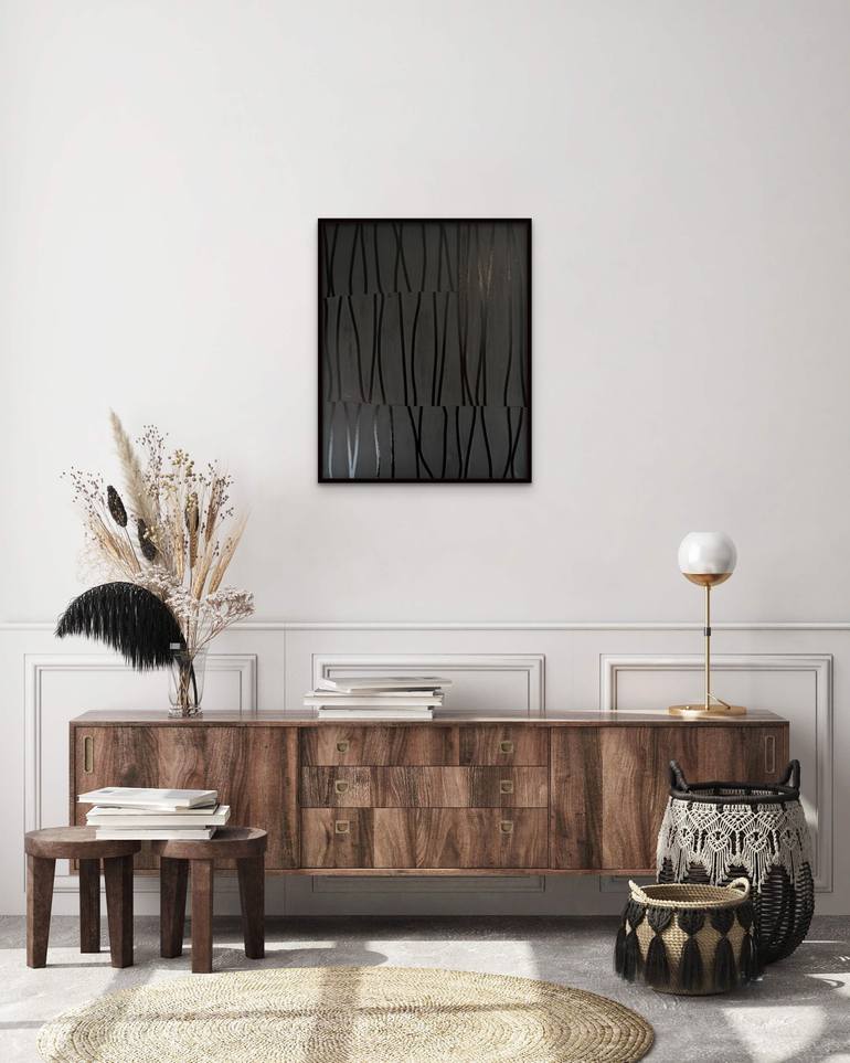 Original Art Deco Abstract Painting by Lani Rice