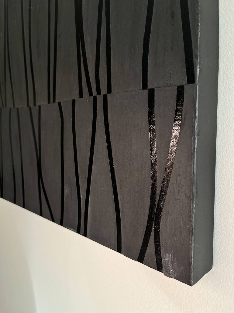Original Art Deco Abstract Painting by Lani Rice