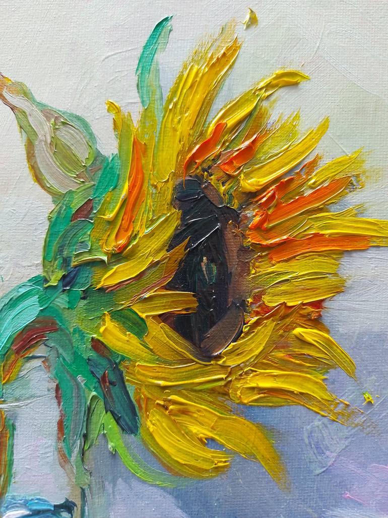 Original Expressionism Botanic Painting by Dmytro Shepelenko