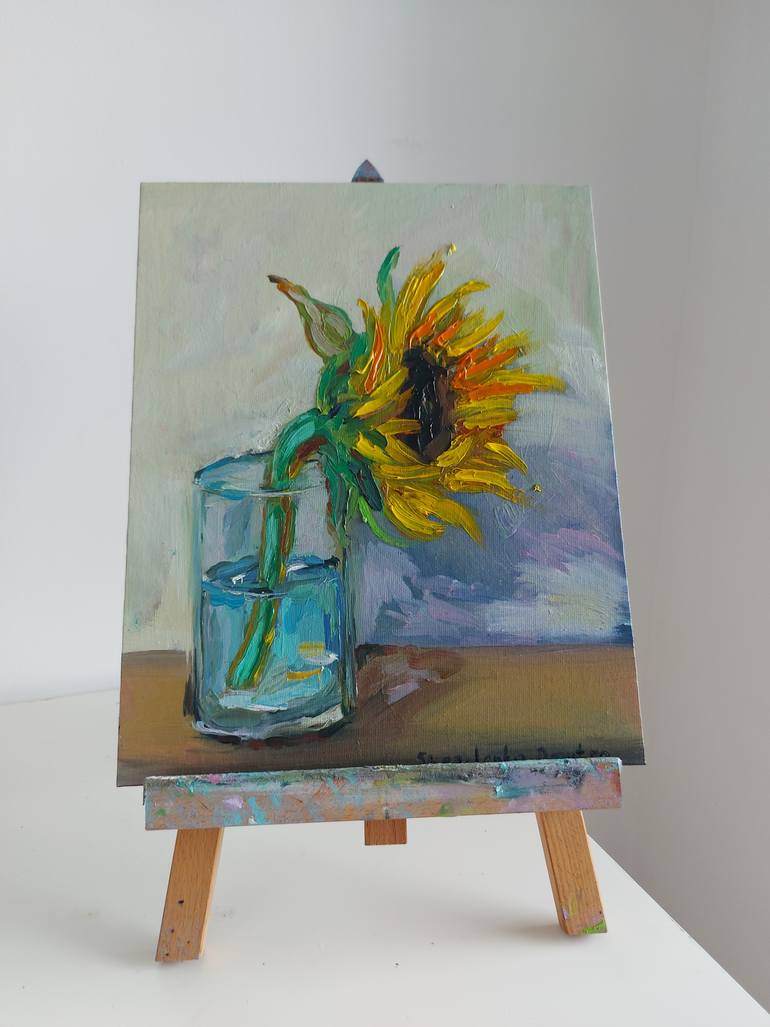 Original Expressionism Botanic Painting by Dmytro Shepelenko