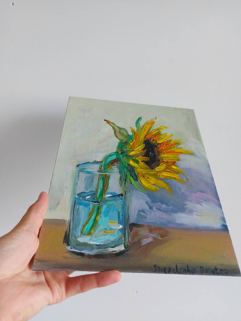 Original Expressionism Botanic Painting by Dmytro Shepelenko