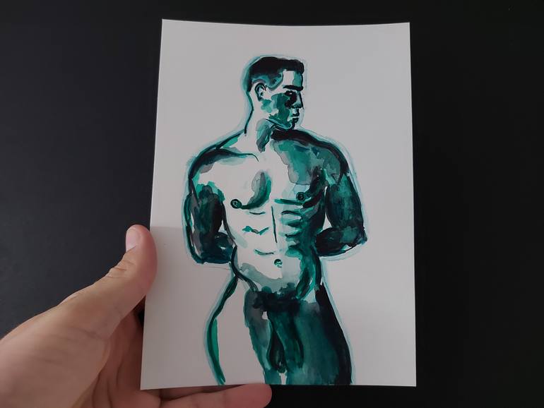 Original Expressionism Body Painting by Dmytro Shepelenko