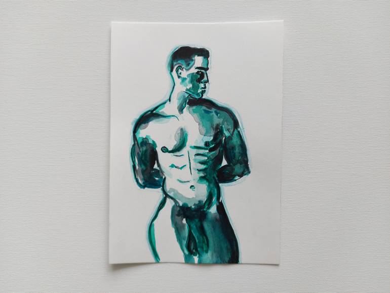 Original Expressionism Body Painting by Dmytro Shepelenko