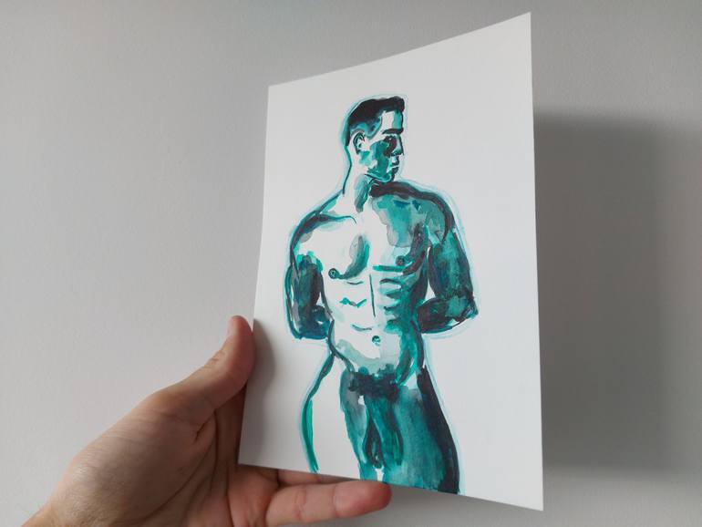 Original Expressionism Body Painting by Dmytro Shepelenko