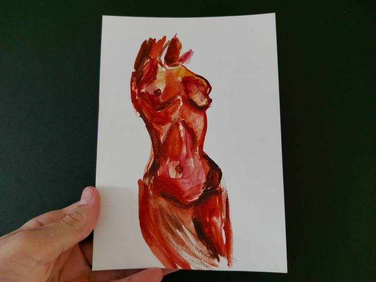 Original Expressionism Body Painting by Dmytro Shepelenko