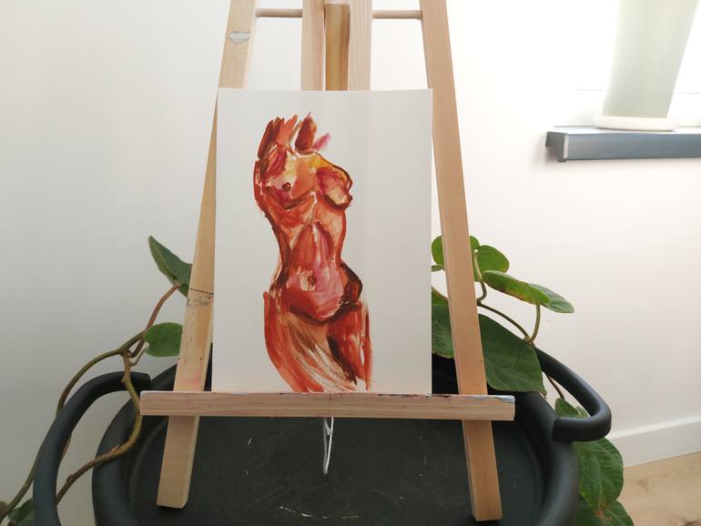 Original Expressionism Body Painting by Dmytro Shepelenko