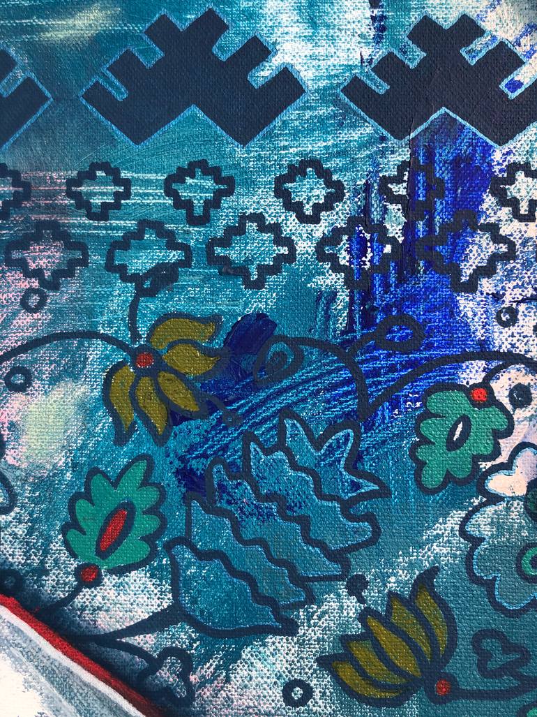 Original Contemporary People Painting by Yuliia Chaika