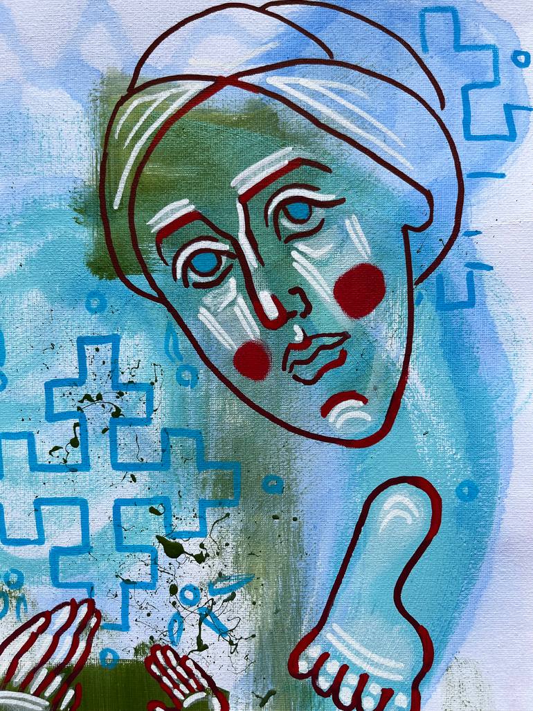 Original Abstract Painting by Yuliia Chaika