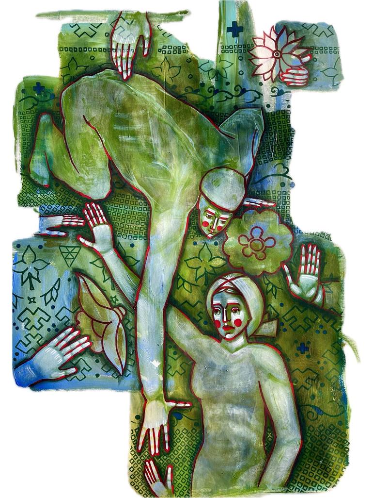 Print of Abstract Body Paintings by Yuliia Chaika