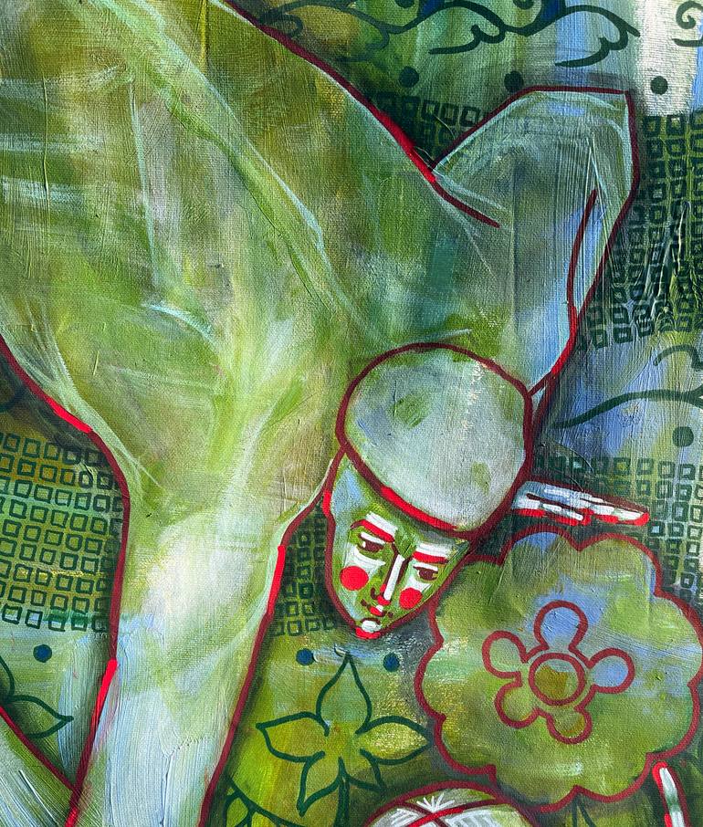 Original Abstract Body Painting by Yuliia Chaika