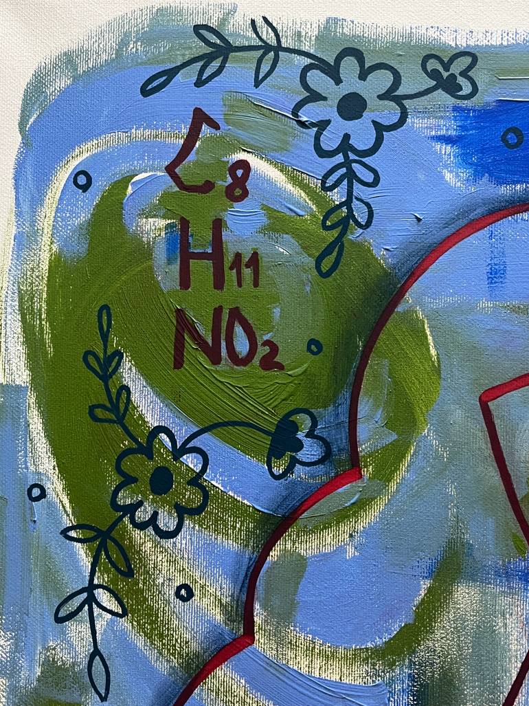 Original Abstract People Painting by Yuliia Chaika