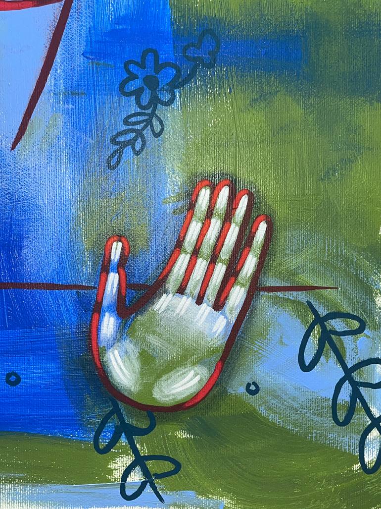 Original Abstract People Painting by Yuliia Chaika