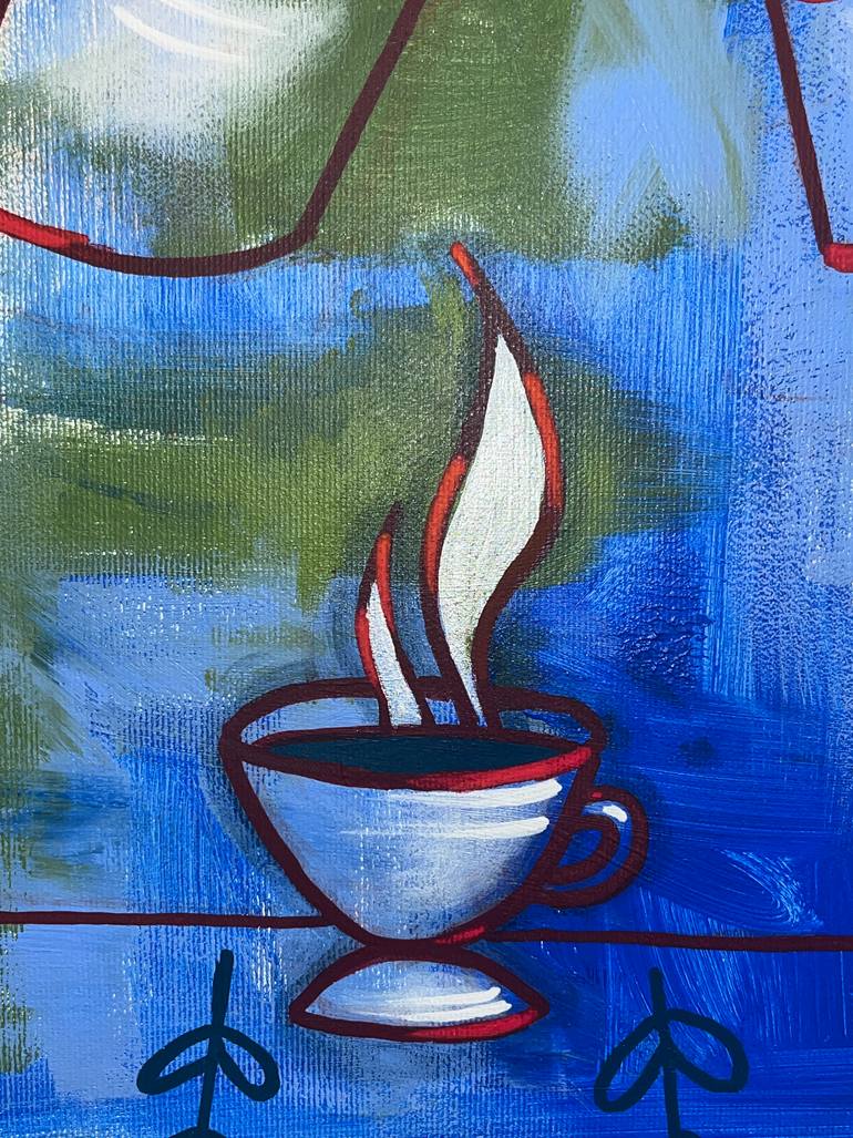 Original Abstract People Painting by Yuliia Chaika