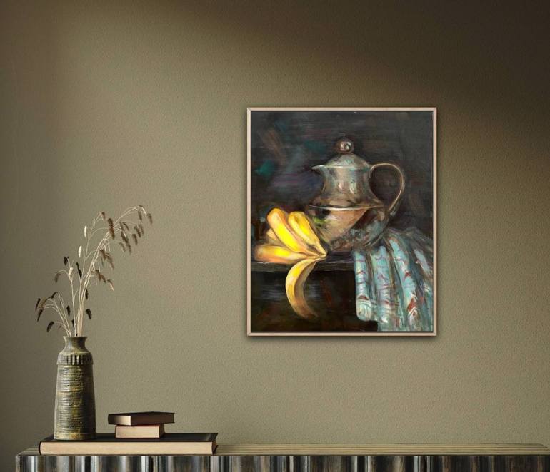 Original Realism Still Life Painting by Yuliia Chaika