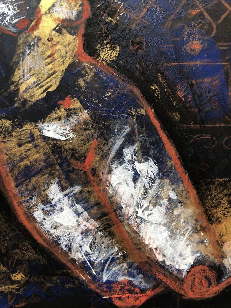 Original Conceptual Abstract Painting by Yuliia Chaika