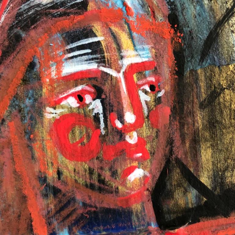 Original Abstract Body Painting by Yuliia Chaika